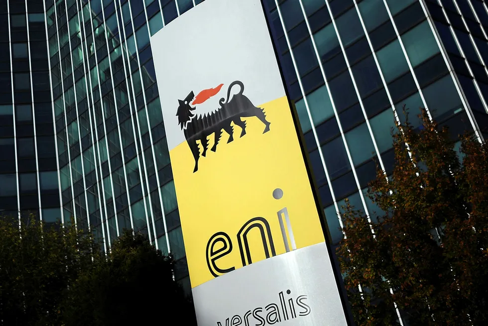Emissions targets: for Italy's Eni