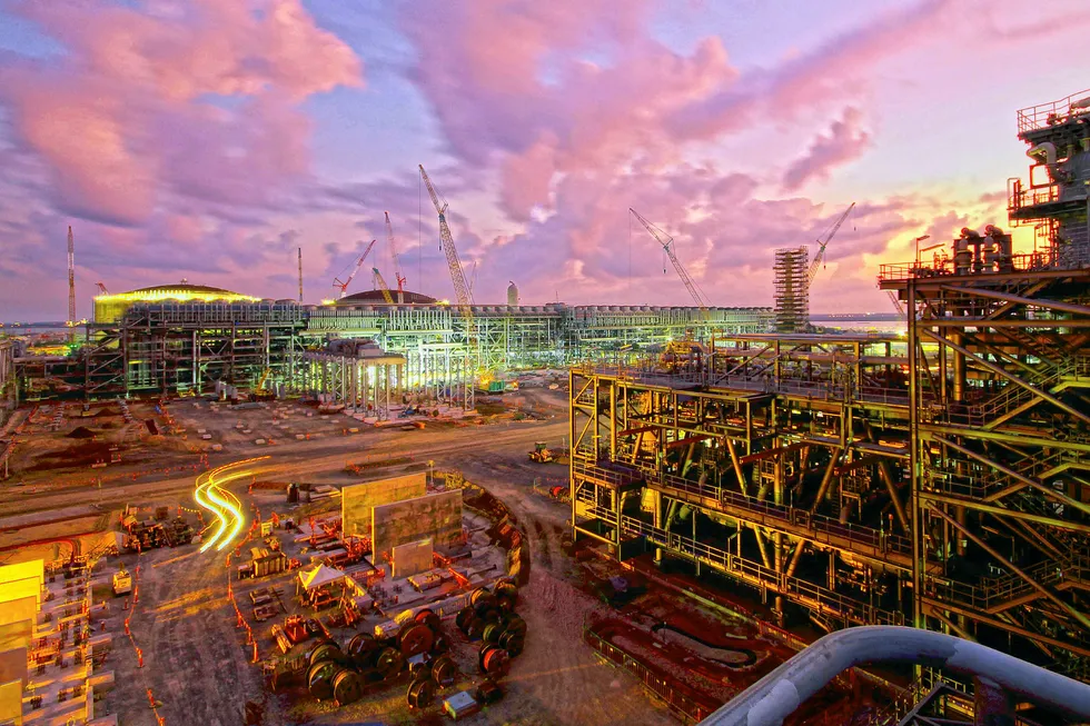 Onshore accident: the Ichthys LNG facilities near Darwin in Australia's Northern Territory