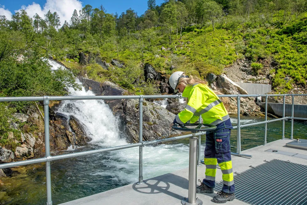 Strong flows: the Leikanger hydropower plant in Norway is one of Lundin Energy's three renewable power projects to deliver power to offshore production platforms in the Norwegian North Sea