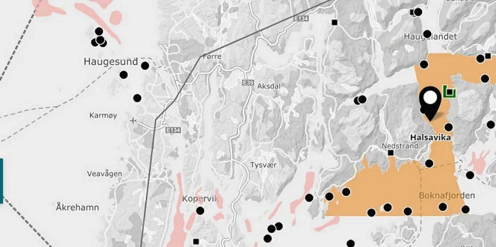 Mowis lokalitet Halsavika. Tysvær i Rogaland.