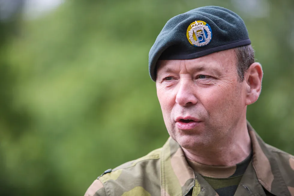 Jan Erik Thoresen fra tiden i Forsvaret.