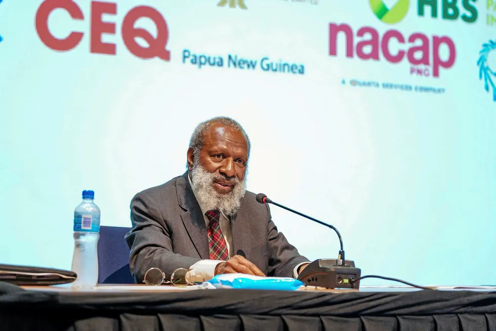 Papua New Guinea's Minister of Petroleum and Energy: Kerenga Kua