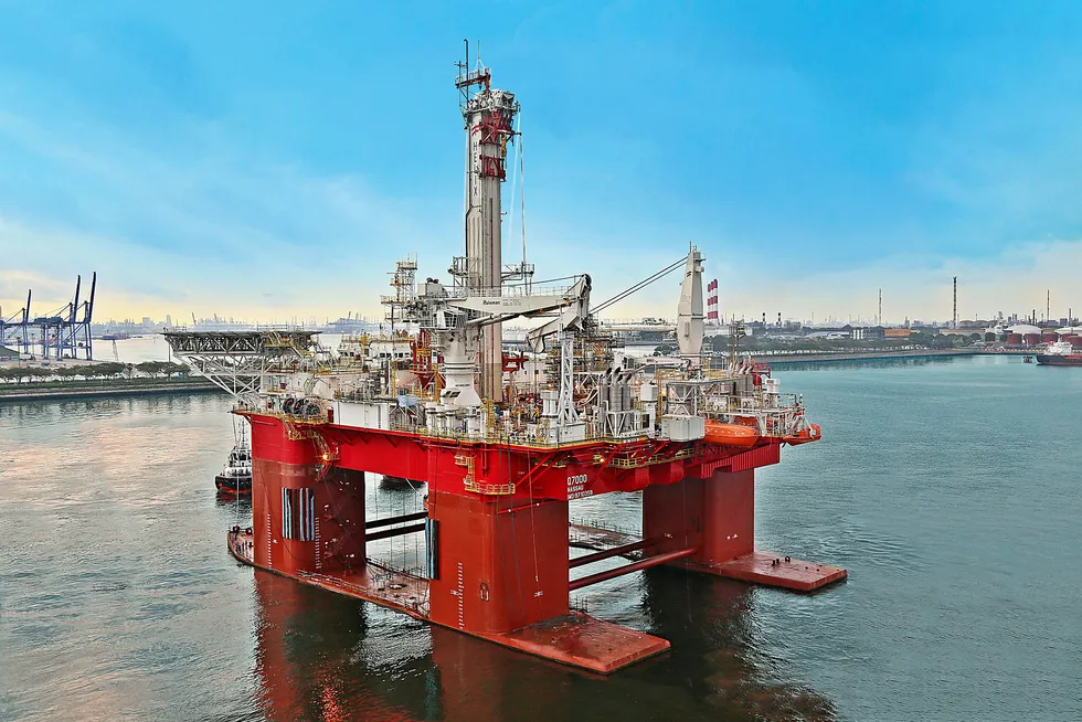 Delivered: the Q7000 well intervention semi-submersible rig