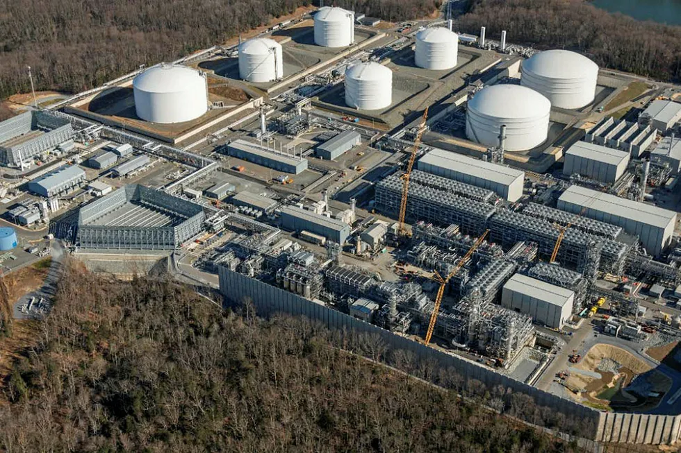 Construction complete: the Cove Point LNG facility