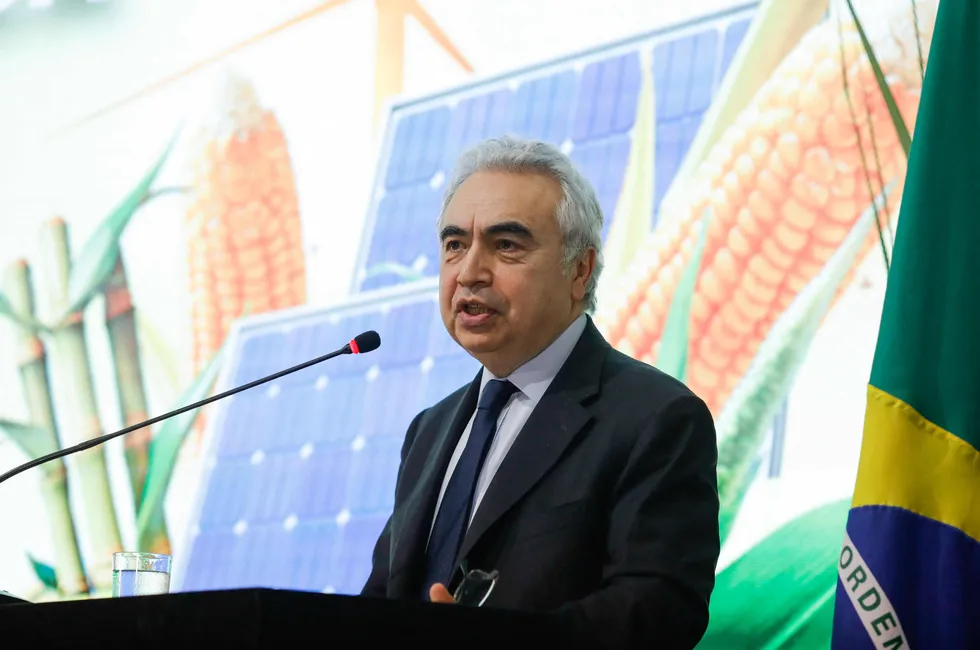 Demand peak: International Energy Agency executive director Fatih Birol