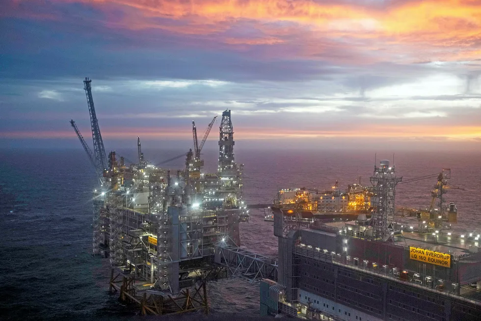 Ramping up: the Johan Sverdrup development in the North Sea off Norway