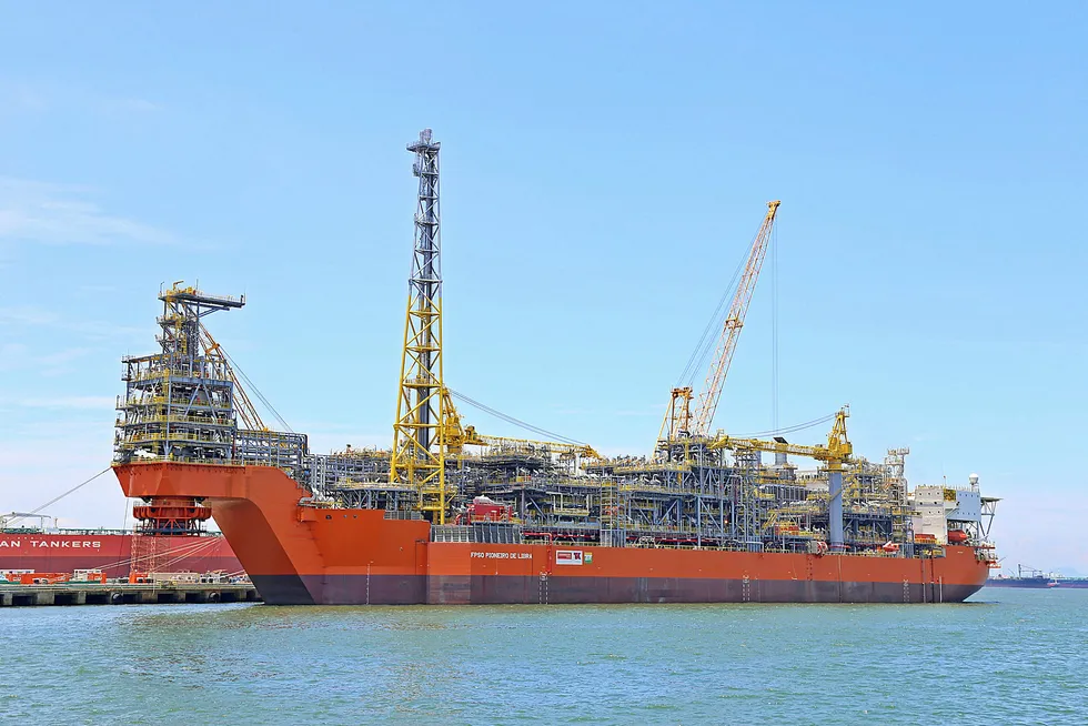 Front-runner: the Pioneiro de Libra FPSO is conducting a series of extended well tests for Petrobras in the Mero pre-salt field