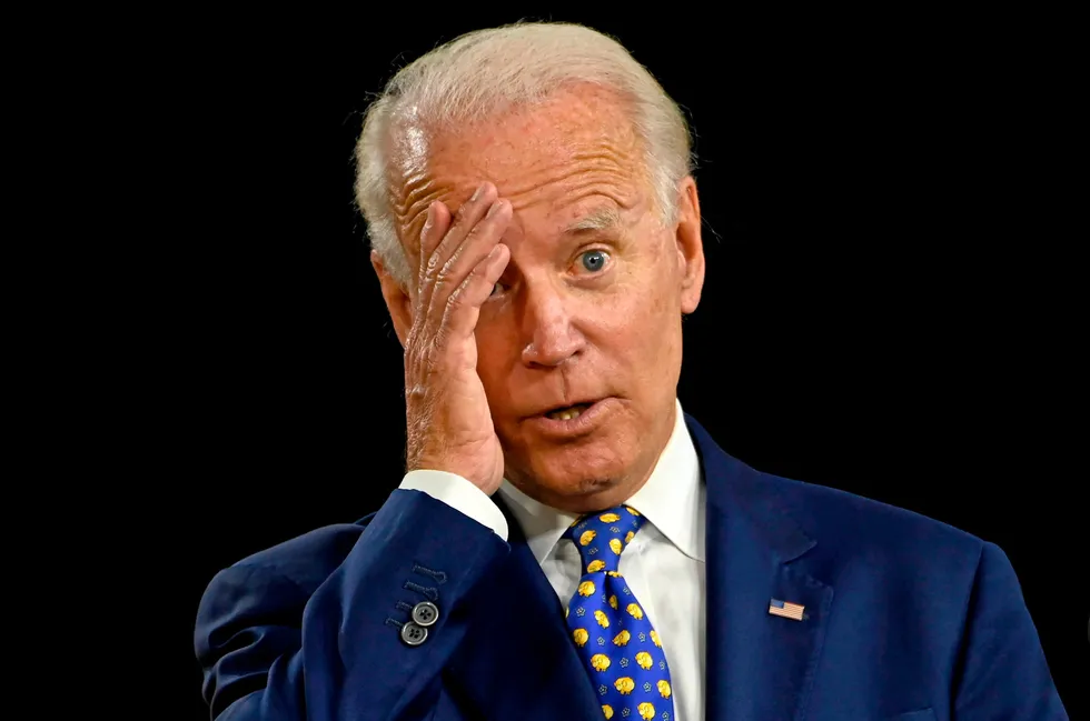 President Joe Biden at a presidential campaign event in 2020.