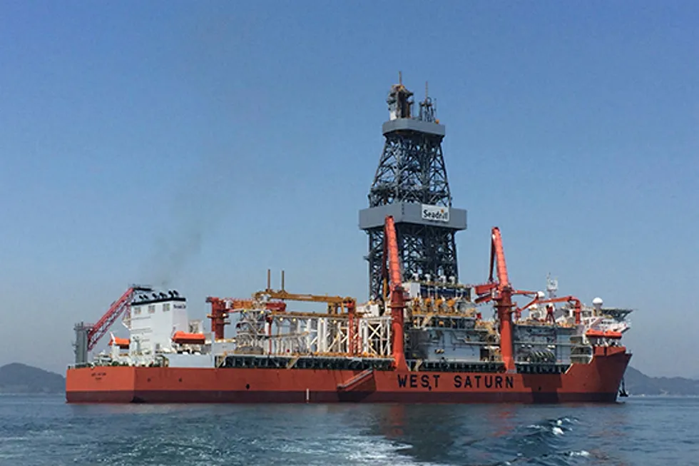 Contract: the Seadrill drillship West Saturn is working for Statoil off Brazil