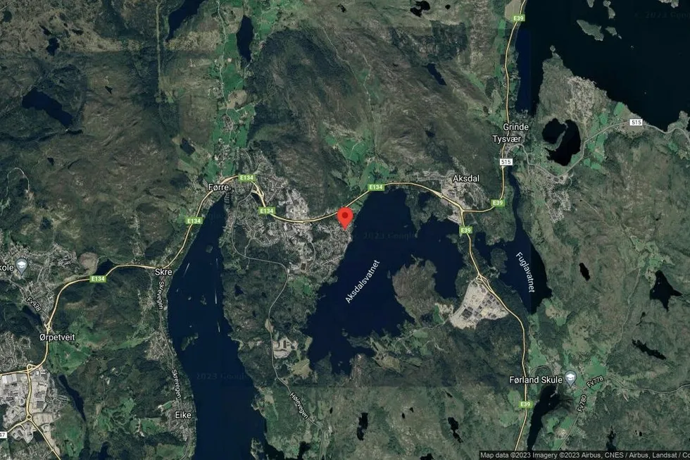 Området rundt Rundhaug 85, Tysvær, Rogaland