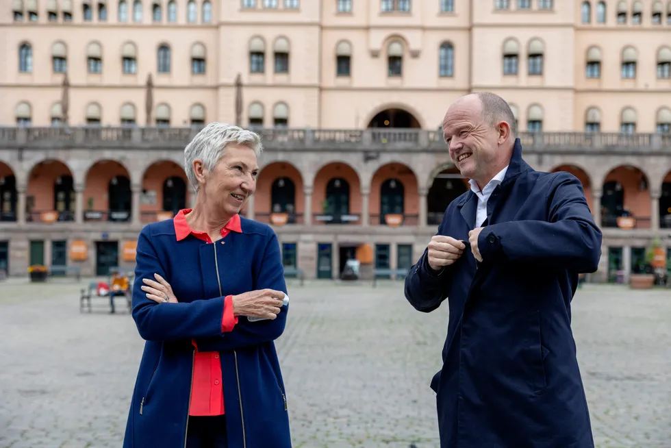 Peggy Hessen Følsvik LO og NHO Ole Erik Almlid LO og NHO har samlet Norges viktigste industriaktører bak en ny plattform. Målet er å legge politiske føringer for kraft- og industripolitikken helt frem til 2050.