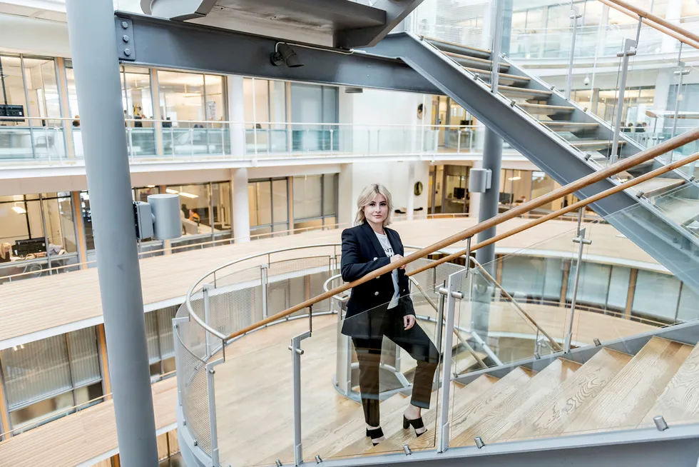 Ferd-arving Katharina G. Andresen starter snart i deltidsjobb hos Innovasjon Norge. Foto: Gorm K. Gaare