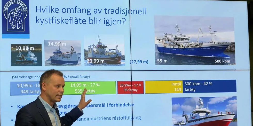 KYSTNÆRT: Konkurransen står mellom de som er avhengige av å fiske kystnært og de som fisker kystnært fordi det er mest lønnsomt, skriver daglig leder Jon-Erik Henriksen i Fiskarlaget Nord.Foto: Nils Torsvik