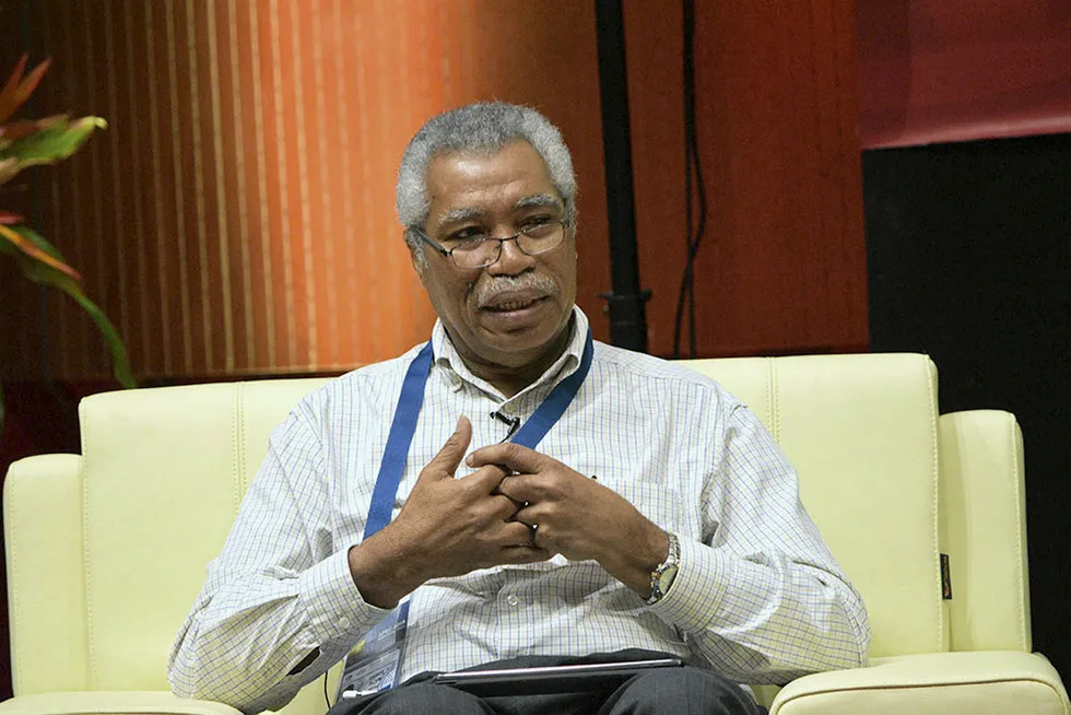 Gerea Aopi: the president of Papua New Guinea's Chamber of Mines and Petroleum