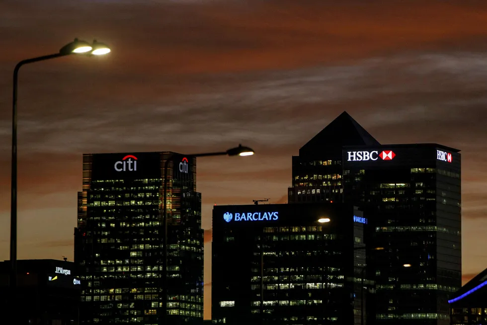 Finansmiljøet i London har vært veldig opptatt av den nye EU-avtalen, som kan avgjøre fremtiden for det som lenge har vært Europas finansielle hovedstad. Foto: TOLGA AKMEN/Afp
