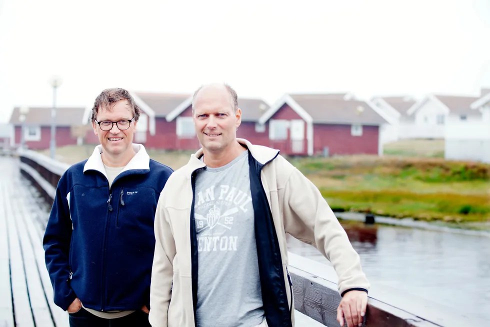 Arkivfoto: Kristian (venstre) og Roger Adolfsen.