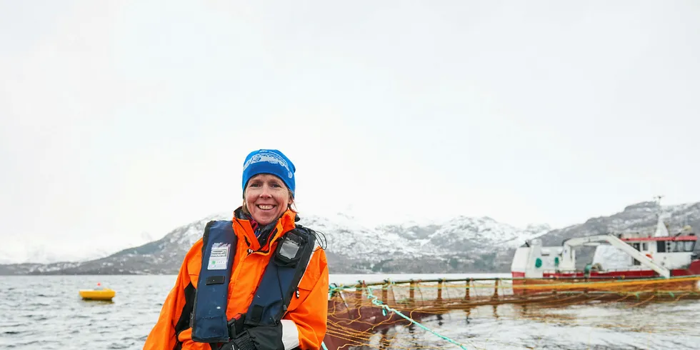 Merete N. Kristiansen, kommersiell direktør Nordlaks Produkter AS. (Foto: Nordlaks/Edvard Kristiansen)