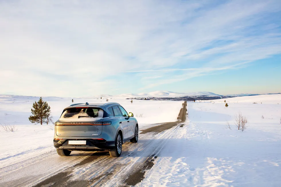 Voyah Free heter bilen som har vært på tur rundt i Norge.