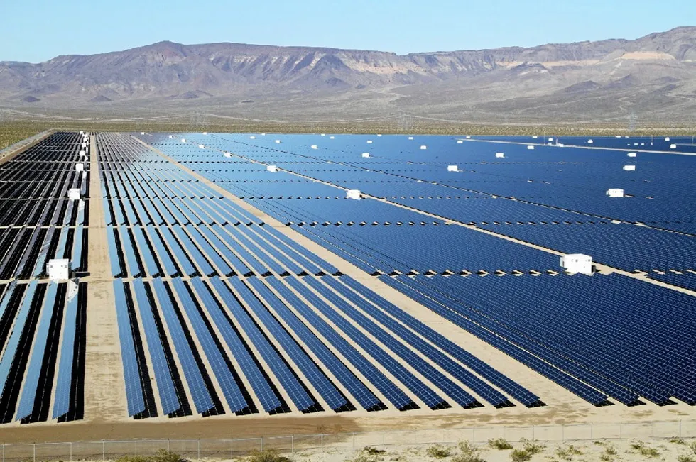 Sempra's Copper Mountain Solar 1 array.