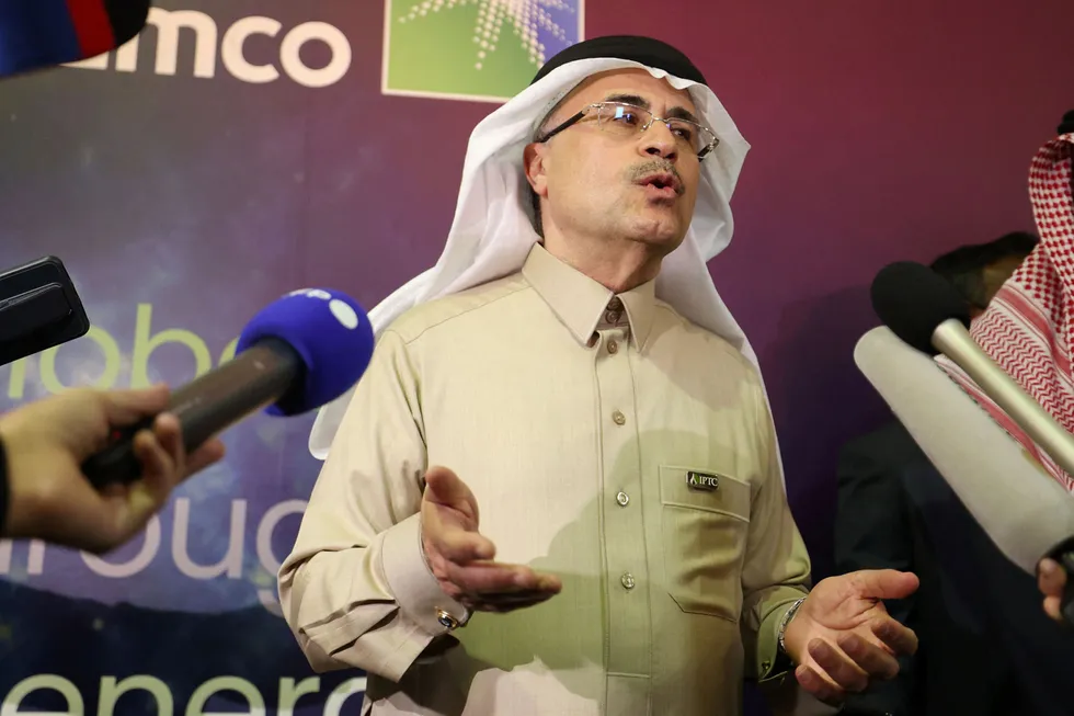 Saudi Aramco-sjef Armin Nasser vil øke investeringene til 40–50 milliarder dollar i 2022.