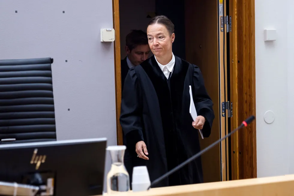 Dommer Rikke Lassen under domsavgivelsen i juni.