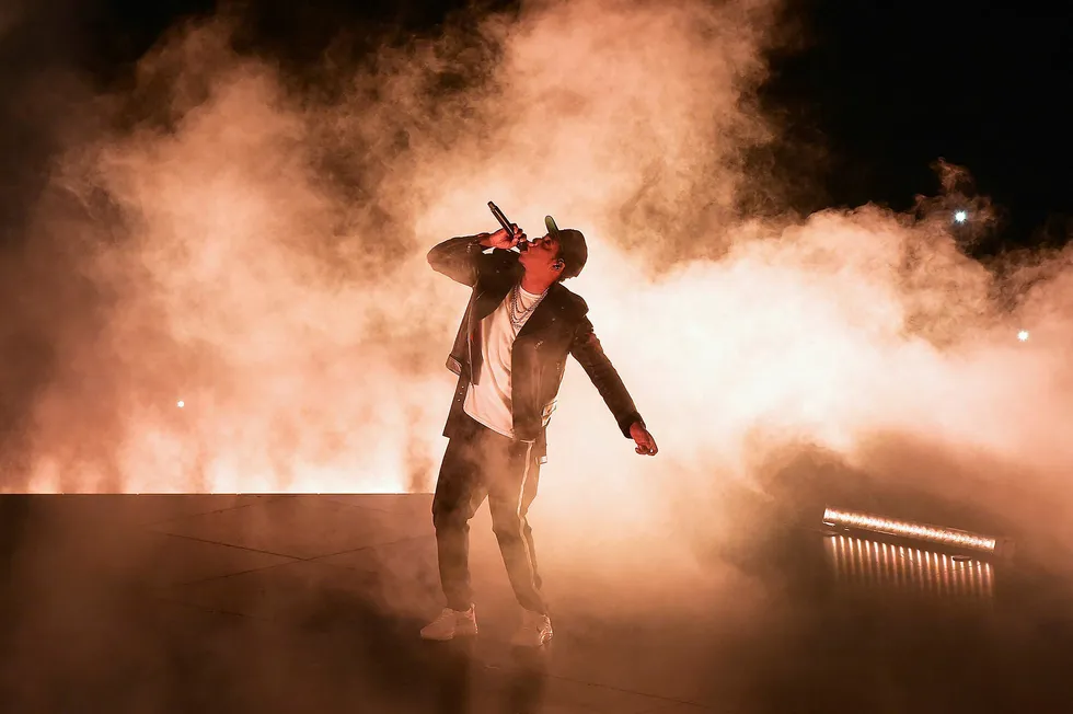 Jay Z eier den norskutviklede strømmetjenesten Tidal sammen med 20 andre av musikkens største stjerner og telekomselskapet Sprint. Foto: Gustavo Caballero/AFP/NTB Scanpix