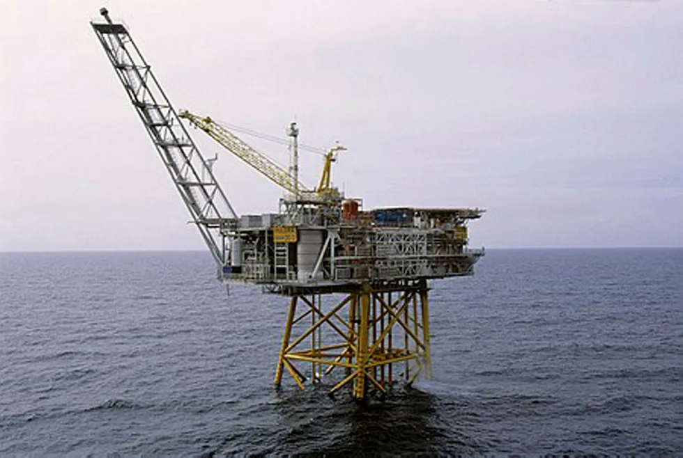 Statoils oljeplattform Huldra i Nordsjøen. Illustrasjonsfoto: Kjetil Alsvik