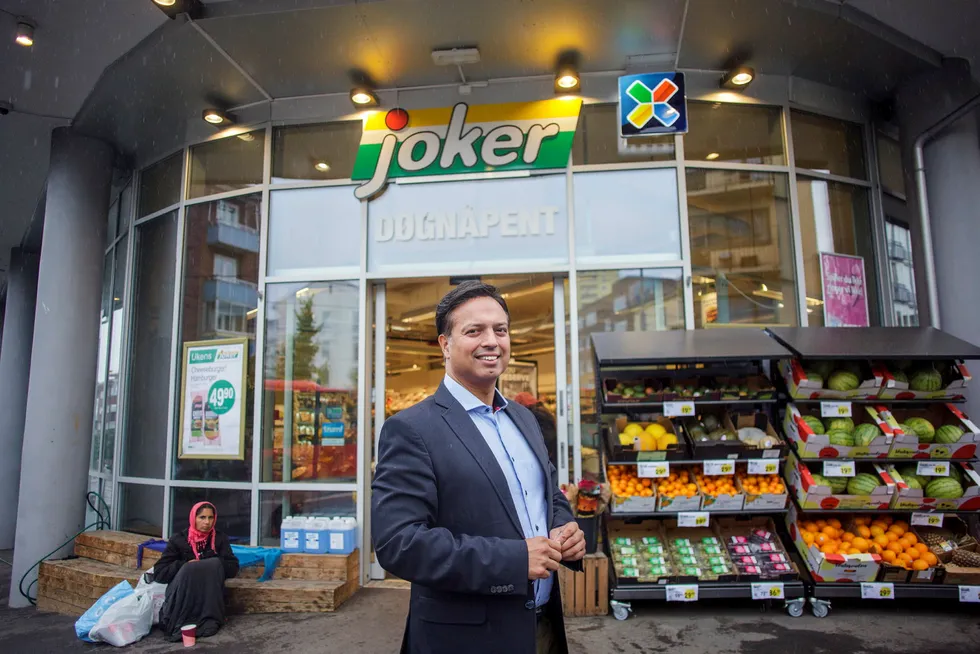 Inderjeet Singh er eier av Lentusgruppen, som igjen eier over 30 Joker-butikker på Østlandet.