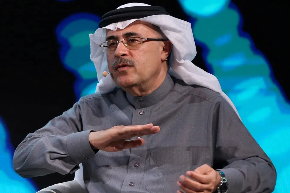 Saudi Aramco chief executive Amin Nasser.