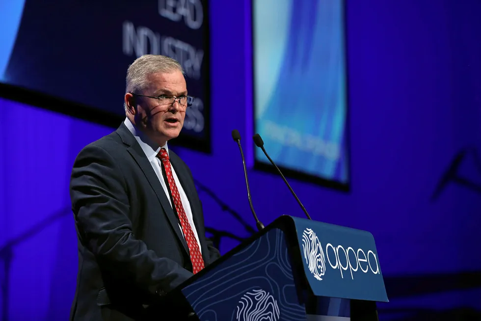 Preparing for uplift: Santos chief executive Kevin Gallagher