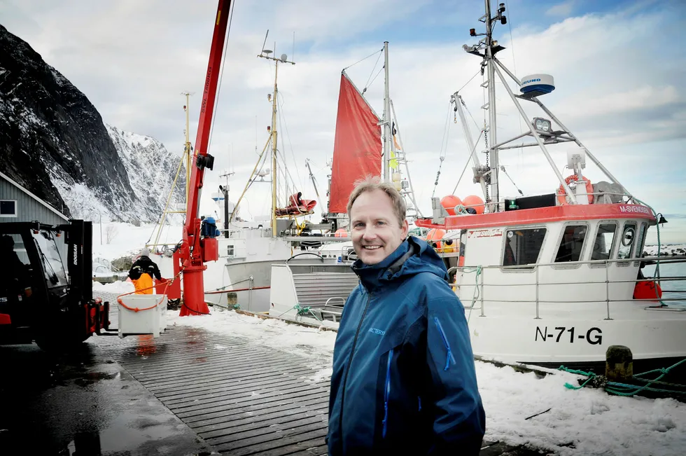 Ordfører Remi Solberg i Vestvågøy i Lofoten langer ut mot fiskeriminister Per Sandbergs reformplaner. Foto: Kai Nikolaisen/Lofotposten