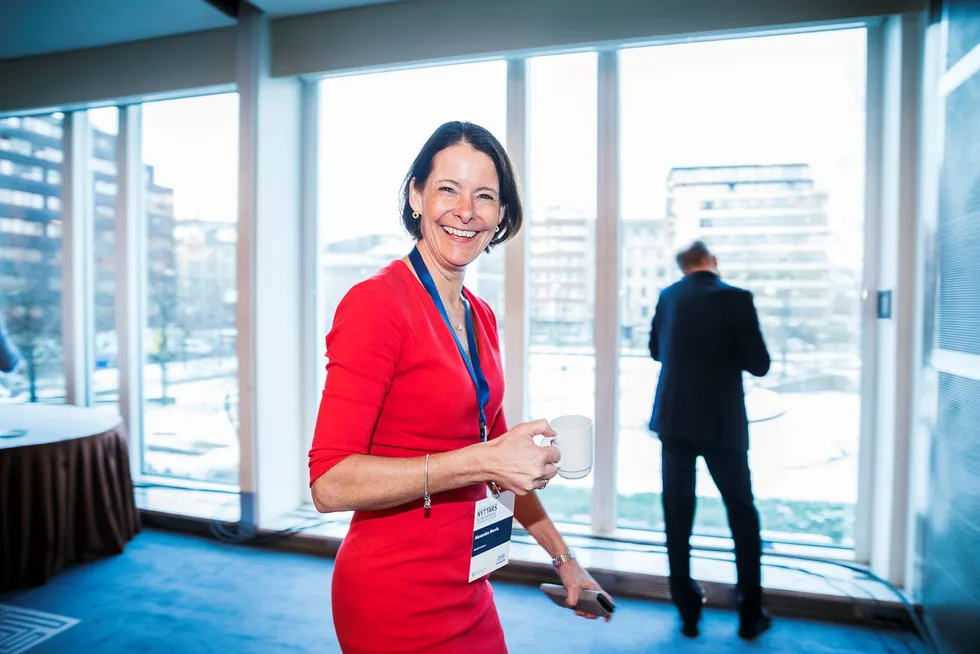 På Skagens nyttårskonferanse. Investeringsdirektør Alexandra Morris i Skagen snakket tirsdag om hvor hun tror det vil være avkastning å hente de neste årene.