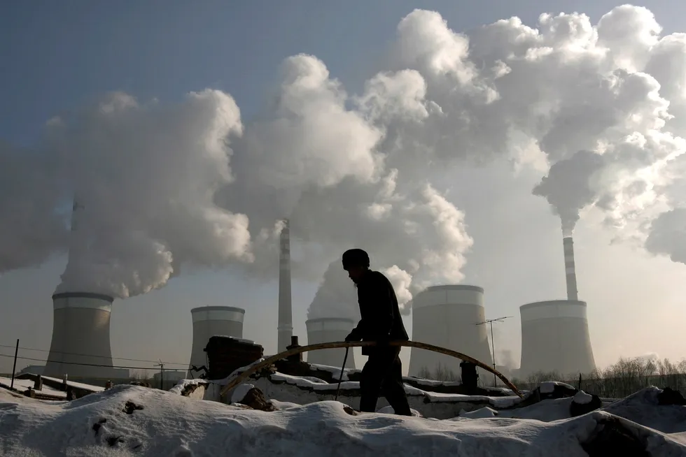 Chimneys: coal power plants are covered by China's Emission Trading System
