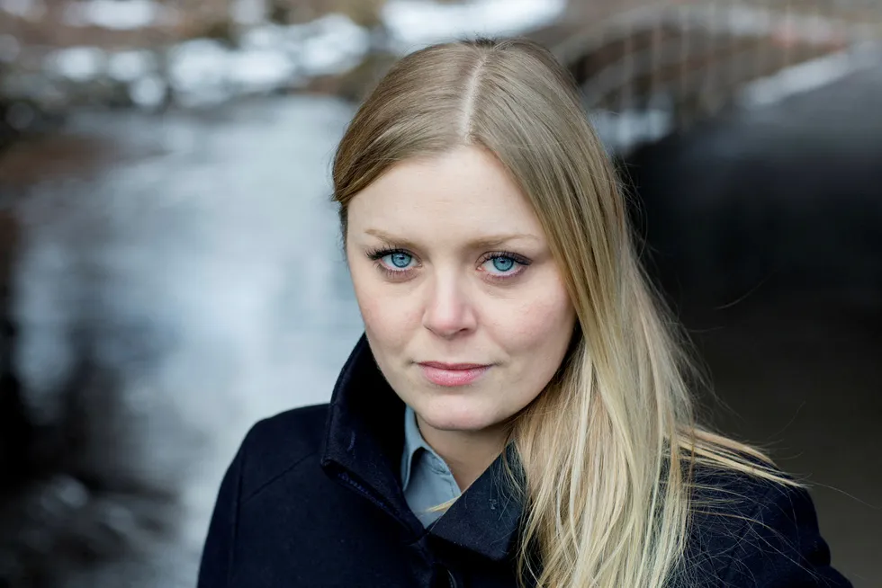 Høyres miljøpolitiske talsperson Tina Bru åpner for høyere utslipp av klimagasser. Foto: Øyvind Elvsborg Foto: Øyvind Elvsborg
