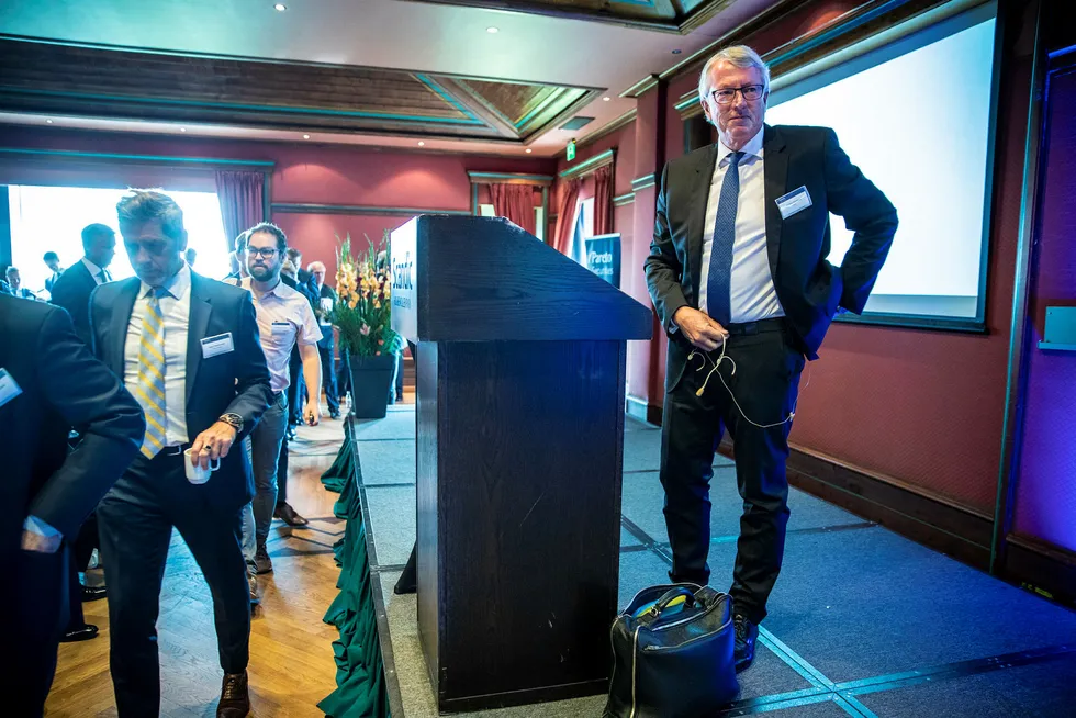 Acquisitions: Haakon Sandborg, chief financial officer of DNO, at the Pareto Oil & Offshore conference in Oslo, 11 September 2019.