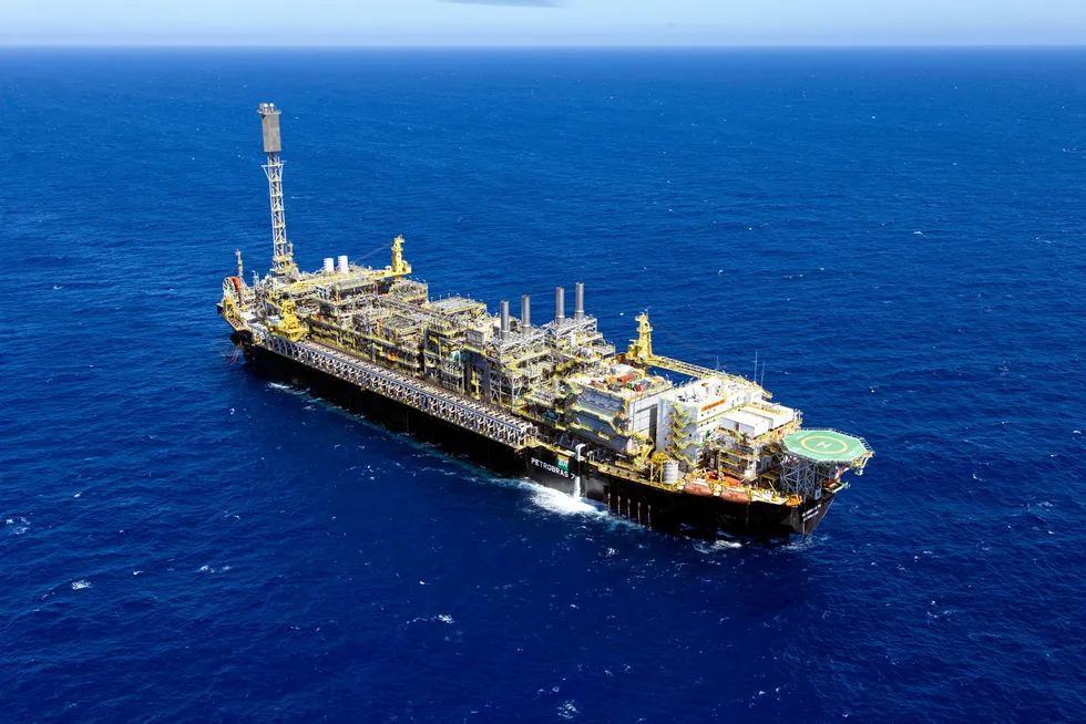 Another contract: the P-74 was the first FPSO to enter operation at the Buzios field in the Santos basin offshore Brazil