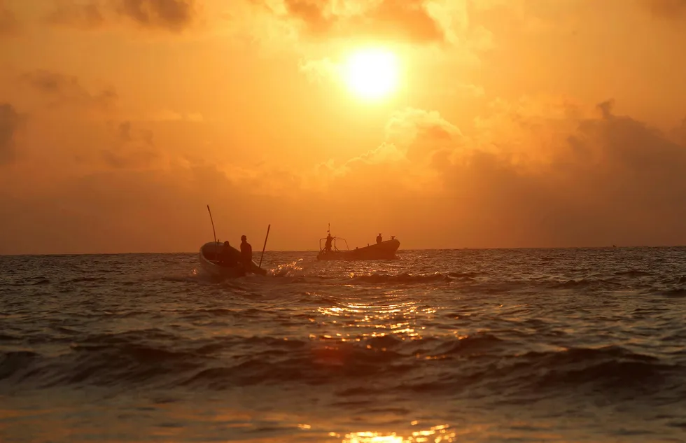 Sunset off Mogadishu: Somalia hopes Shell and ExxonbMobil will resume offshore operations where they left off back in the 1990s