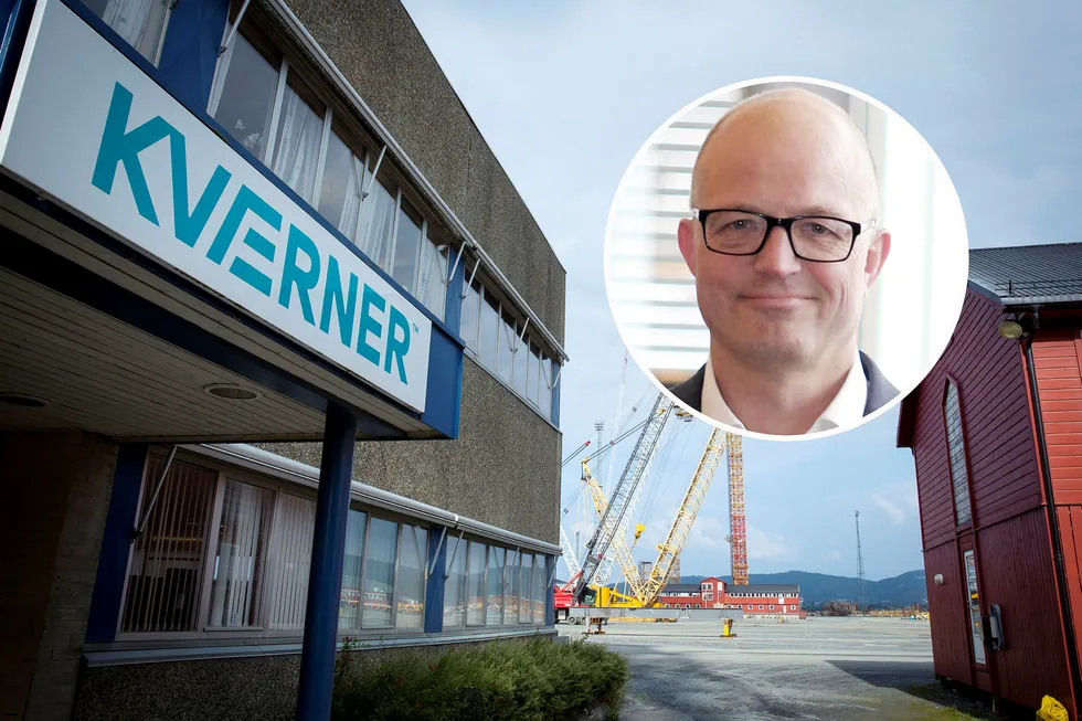 Karl-Petter Løken er ny konsernsjef i industriselskapet Kværner. Ole Morten Melgård