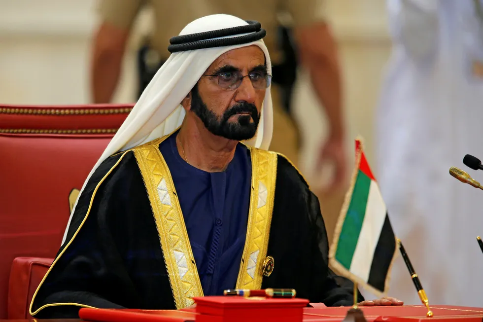 Huge gas find: United Arab Emirates Prime Minister, Mohammed bin Rashid al Maktoum