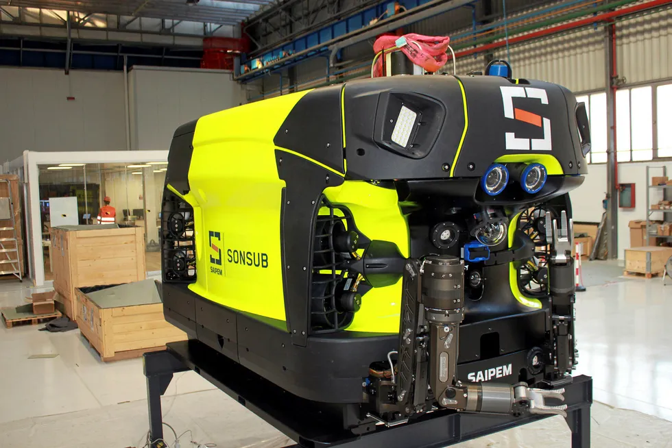 Enabler: Tests are under way for Saipem's Hydrone-R inspection vehicle