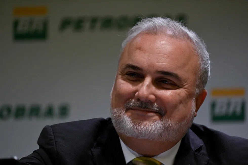 Happy: Petrobras chief executive Jean Paul Prates