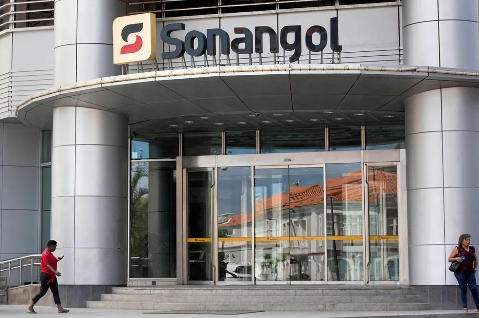 Luanda: The headquarters of Angolan state oil company Sonangol.