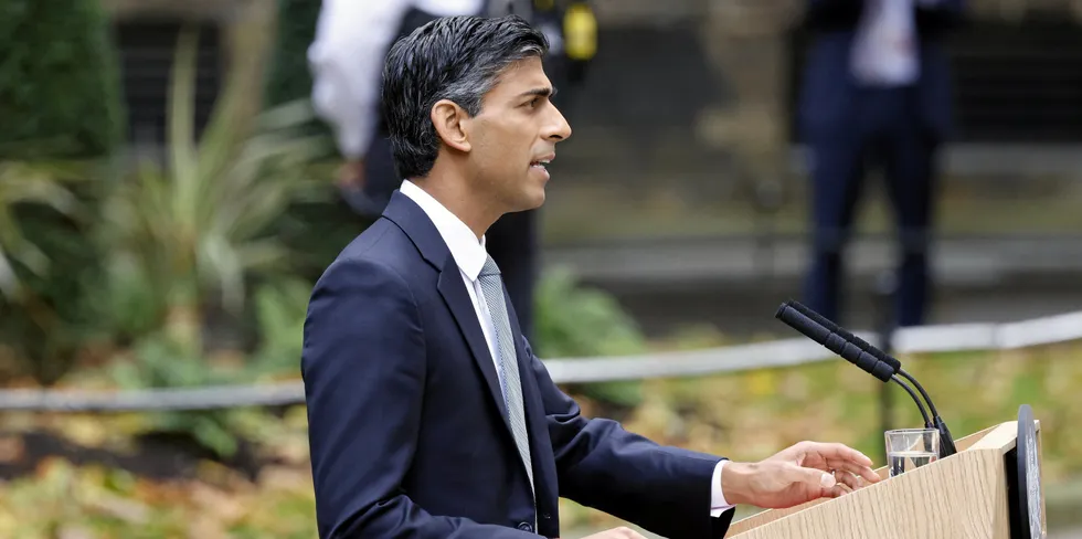 UK Prime Minister Rishi Sunak aims to get 50GW of offshore wind in the water.