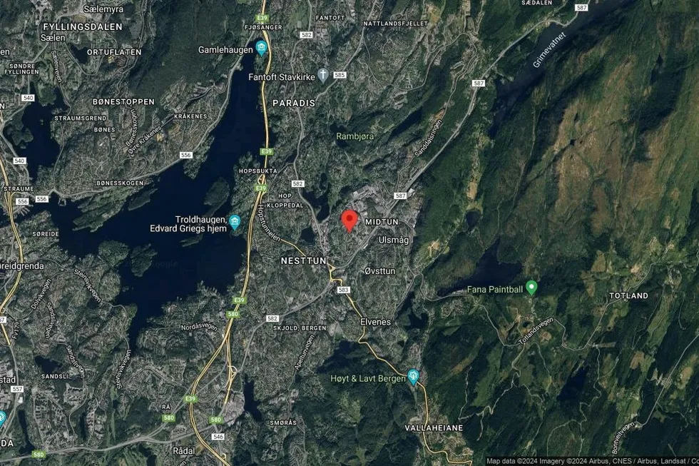 Området rundt Midtunhaugen 141A, Bergen, Vestland