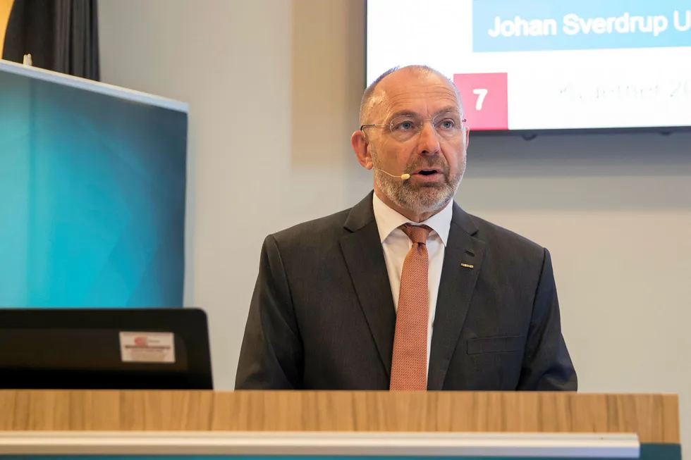 Set to decide on preferred bidder: Aker Energy chief executive Jan Arve Haugan
