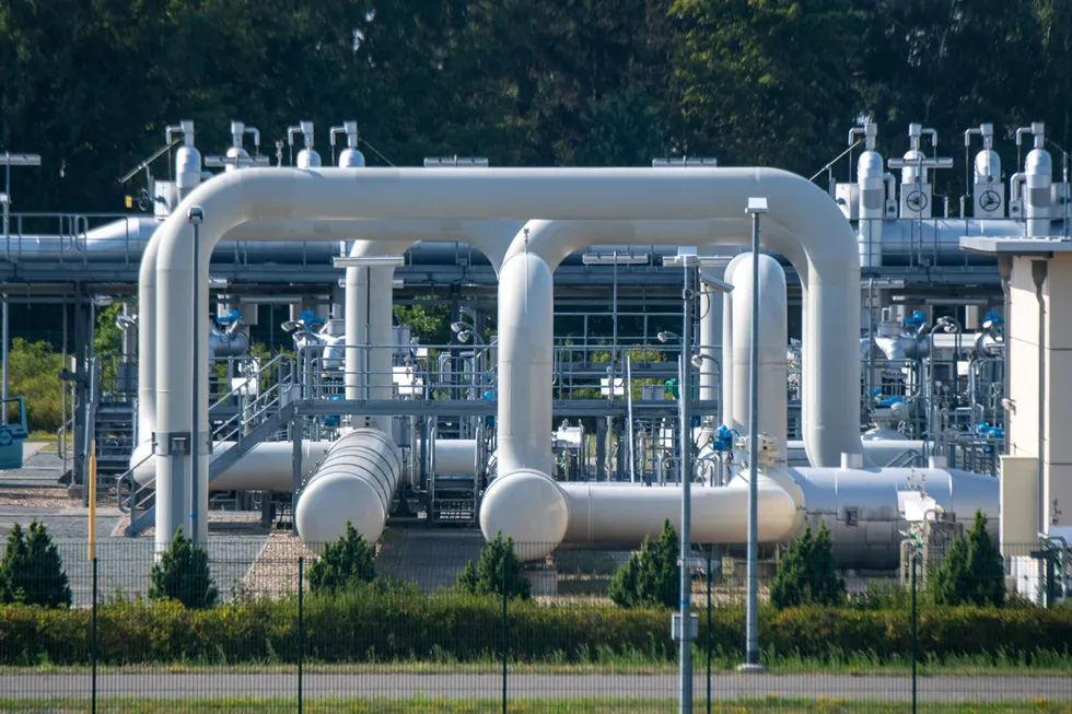 Conundrum: a receiving point for the Nord Stream 1 gas pipeline