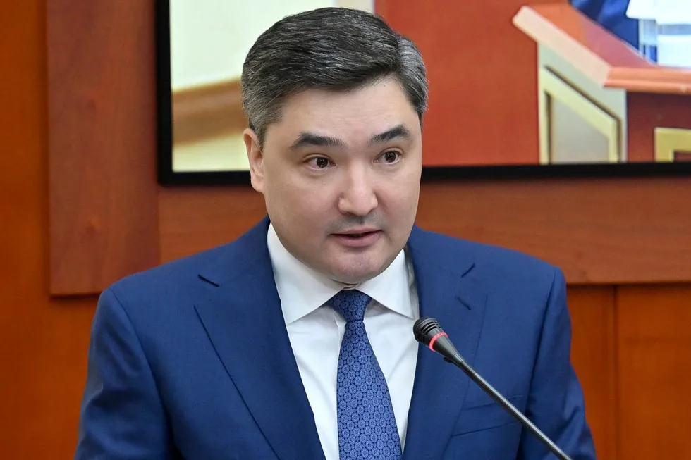 Kazakhstan Prime Minister Olzhas Bektenov.