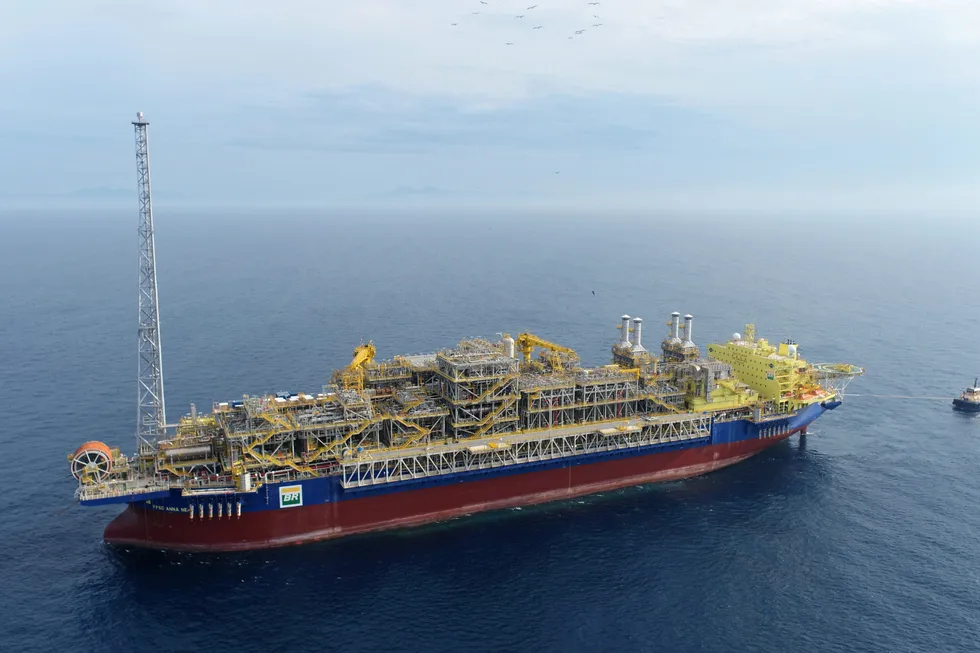 New unit: the Anna Nery FPSO has started production at the Marlim field offshore Brazil.