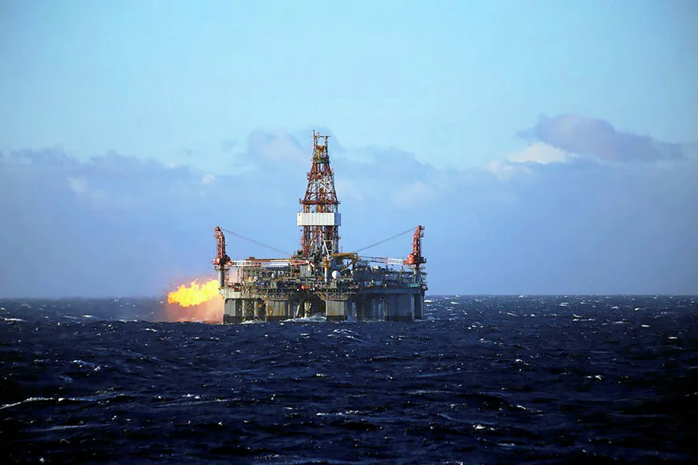 On call: Diamond Offshore's Ocean Monarch will drill for ExxonMobil off Victoria