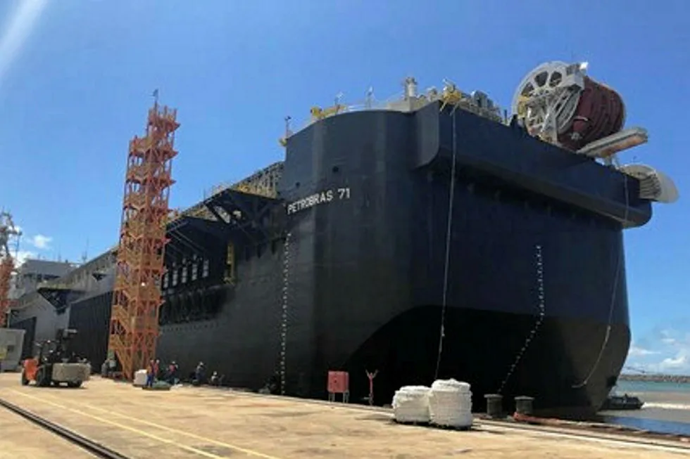 The P-71 FPSO: to be reassigned to the Itapu field